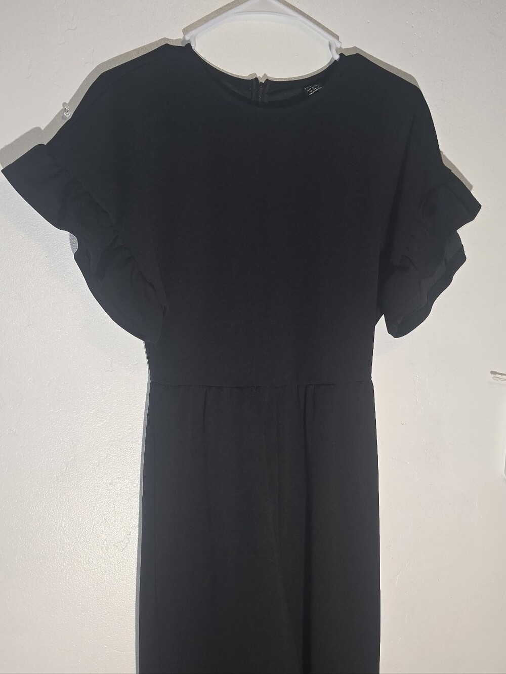 Shein Black Ruffle Sleeve Maxi Dress - Classic Women’s Dress